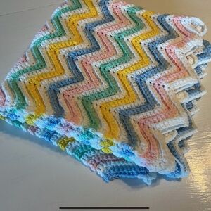 Colorful Chevron Kids Blanket